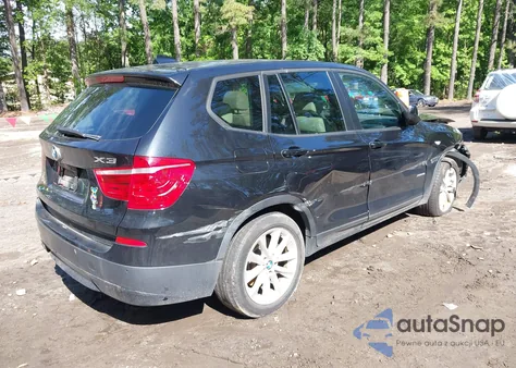 2013 BMW X3 xDrive28I from USA, damaged, VIN 5UXWX9C5XD0A19700